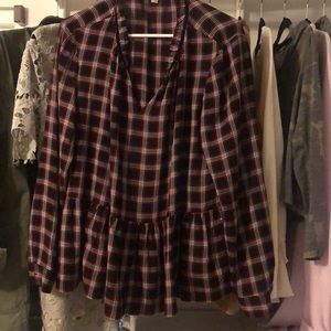 Plaid top!